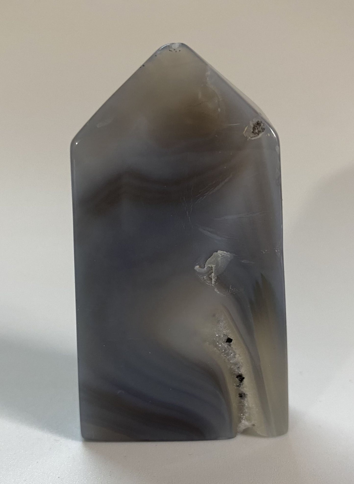 Agat Natural - Obelisc 7.3cm - Pietre Semipretioase Naturale