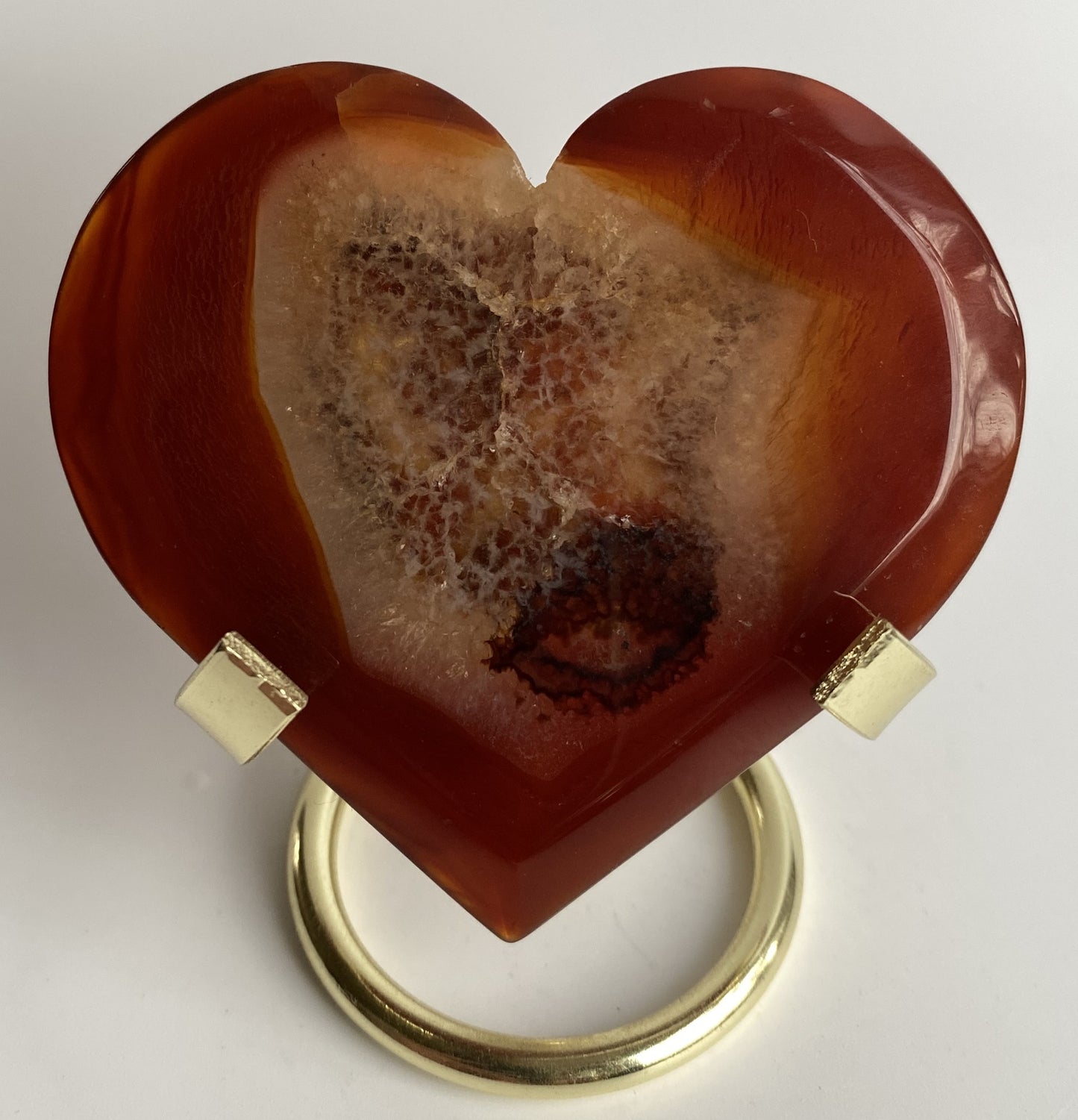 Agat Rosu - Inima 8cm - Pietre Semipretioase Naturale