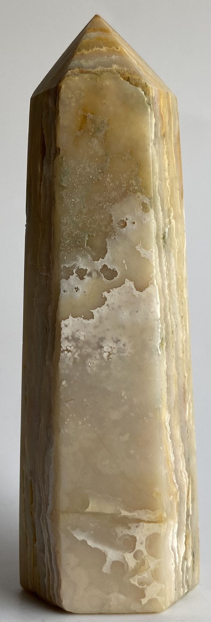Agat Thousand Layers - Obelisc 9.2cm - Pietre Semipretioase Naturale
