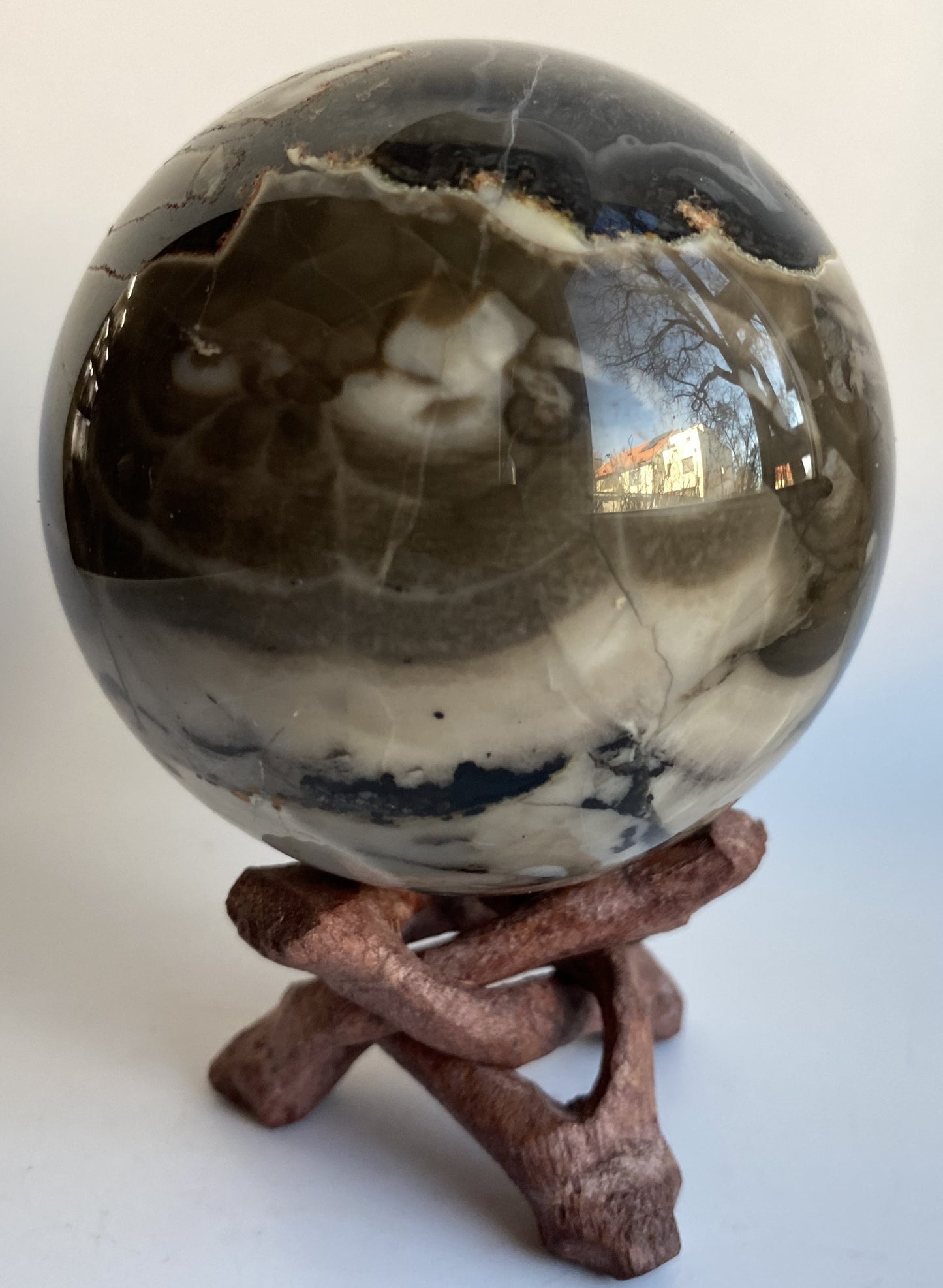 Agat Vulcanic - Sfera piatra semipretioasa