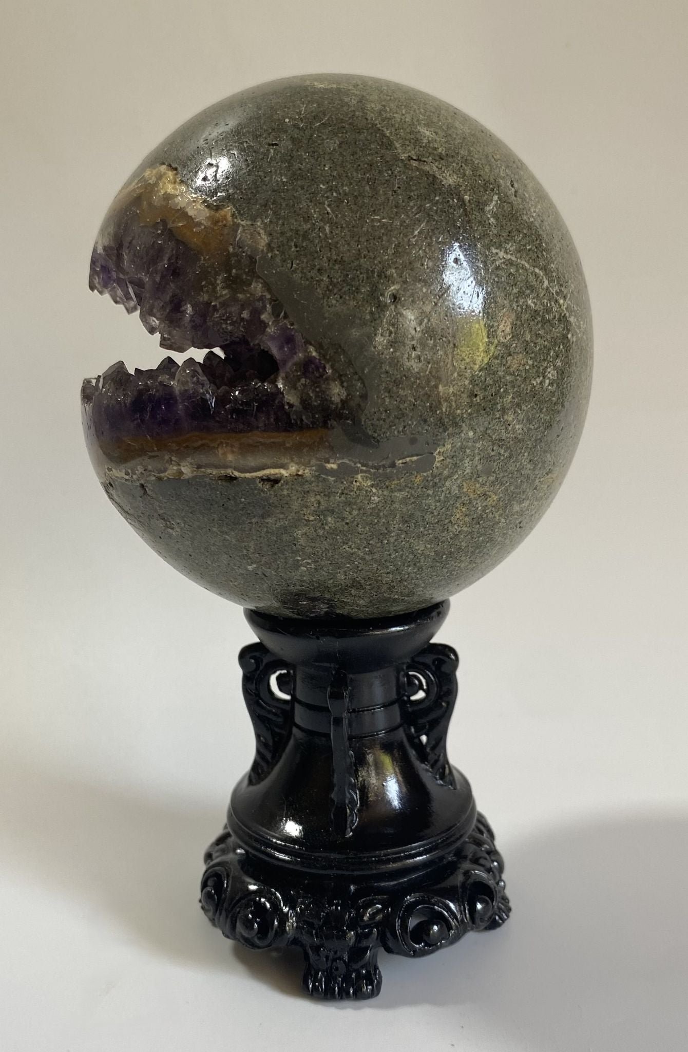 Ametist - Sfera Geoda 9.1cm - Pietre Semipretioase Naturale