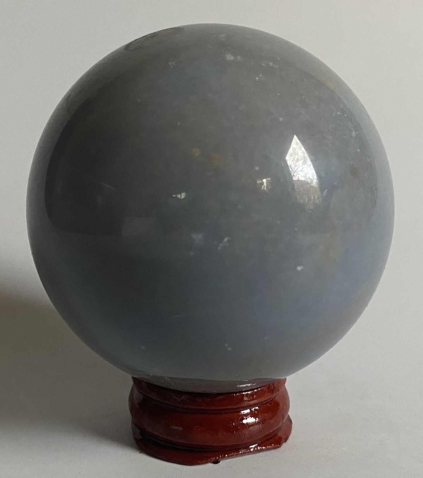 Angelit - Sfera 6.3cm - Decoratiune Piatra Semipretioasa