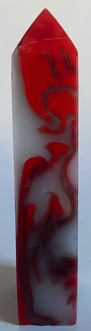 Piatra Chicken Blood - Obelisc 9.9cm - Pietre Semipretioase Naturale