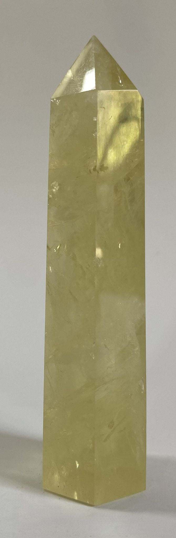Obelisc din Citrin de 8.9cm, decoratiune piatra semipretioasa, vandut exact obiectul din poze
