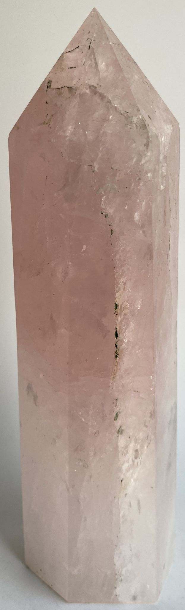 Obeliscul cuart roz natural 15.5cm pentru decor și vindecare