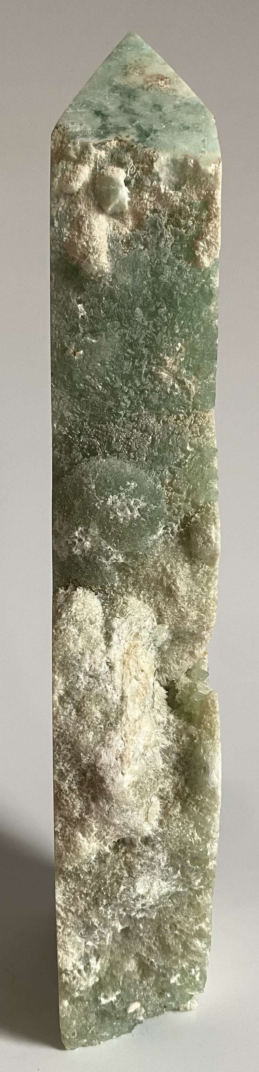 Obelisc brut din Hemimorfit 20cm piatră semiprețioasă naturală