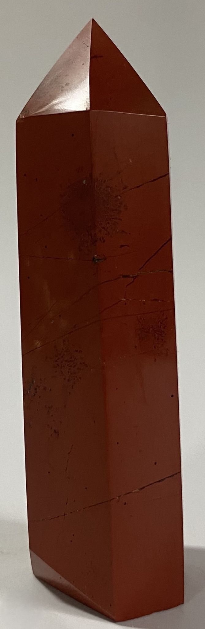 Jasp Rosu - Obelisc 8.9cm - Pietre Semipretioase Naturale