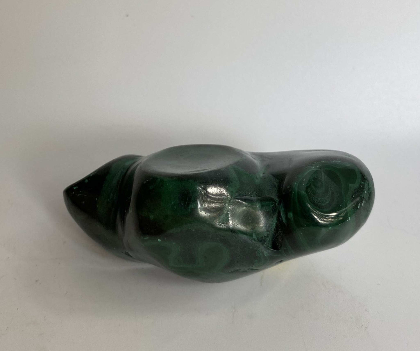 Malachit specimen piatra semipretioasa verde lustruit model unic