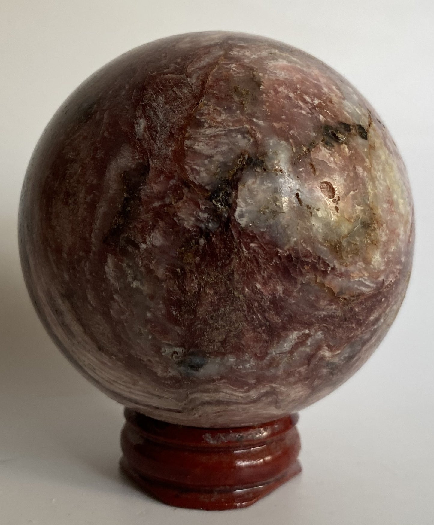 Muscovit Roz (Mica) - Sfera piatra semipretioasa