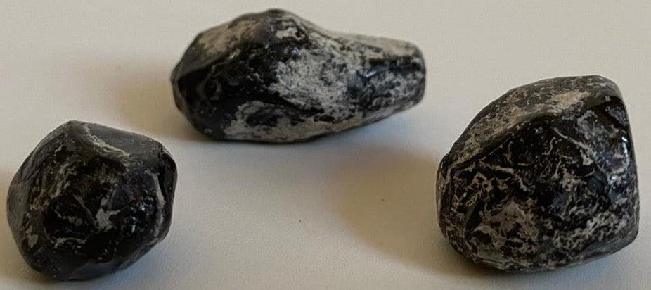 Obsidian Lacrima Apasului - Set Pietre Brute - Pietre Semipretioase Naturale