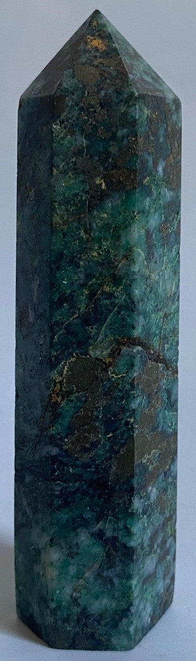 Verdit-Cupru - Obelisc 8.4cm - Pietre Semipretioase Naturale