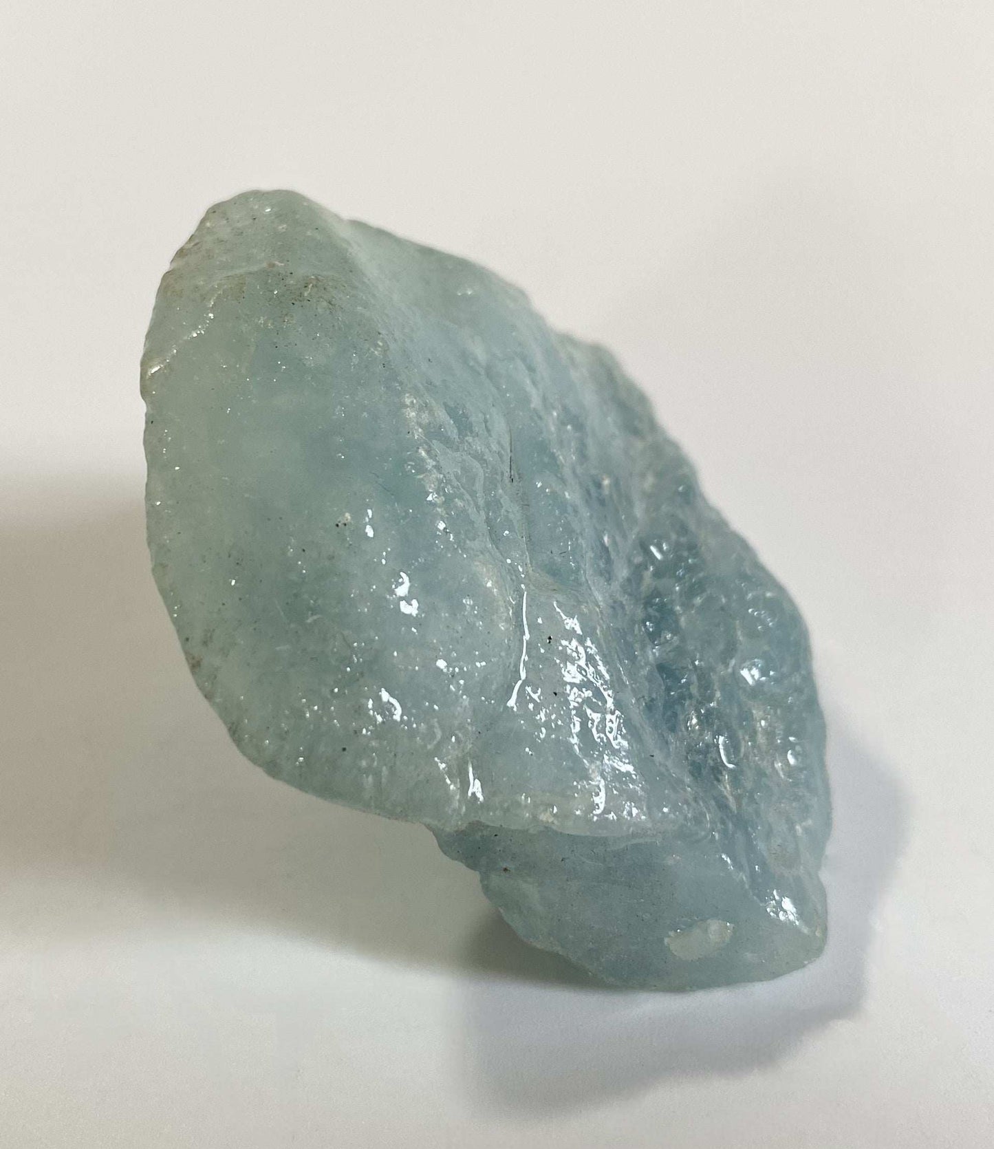 Piatra bruta Acvamarin naturala albastru-verzui semipretioasa