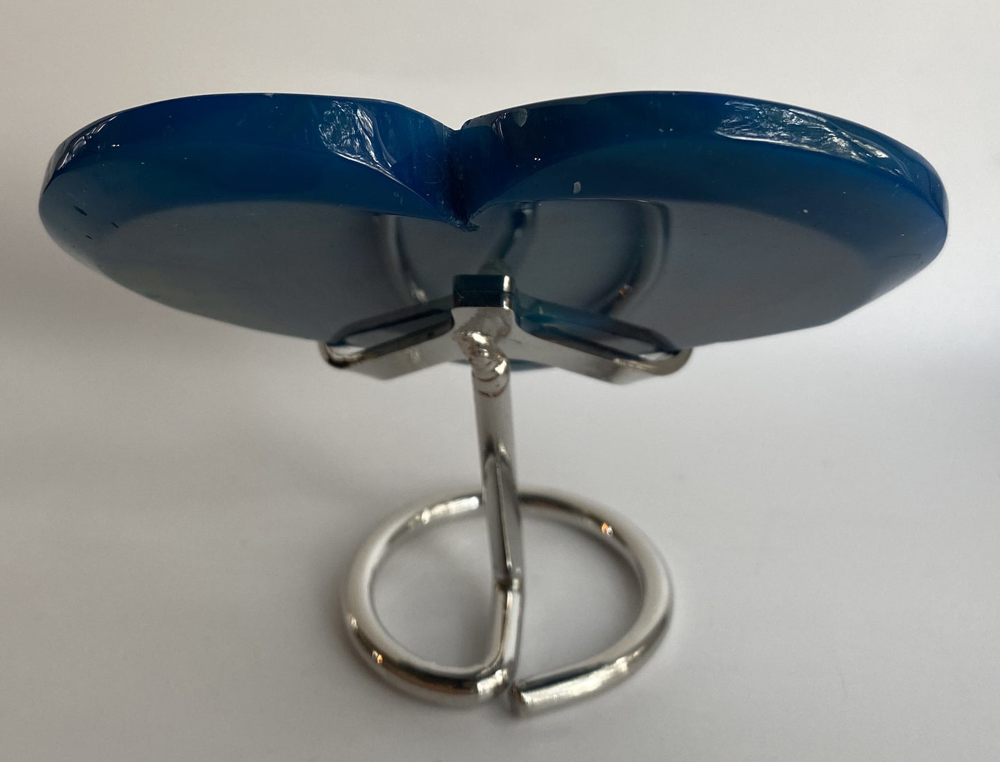 Agat Albastru - Inima din piatra semipretioasa