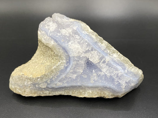 Agat Albastru Lace (Calcedonie) - Specimen piatra bruta