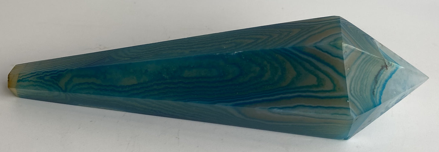 Agat Albastru - Sceptru piatra semipretioasa