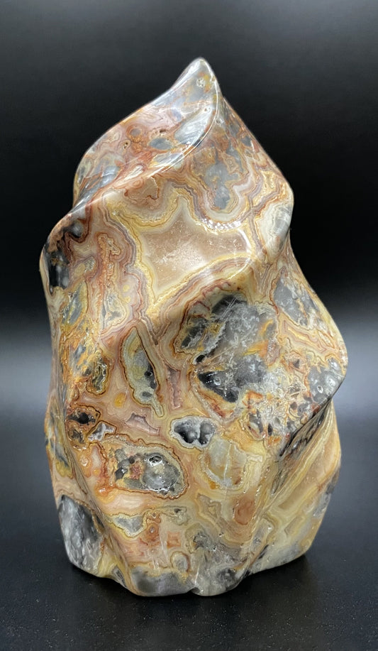 Agat Crazy Lace (Dantela) - Sculptura piatra semipretioasa