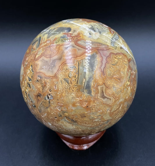 Agat Crazy Lace (Dantela) - Sfera piatra semipretioasa