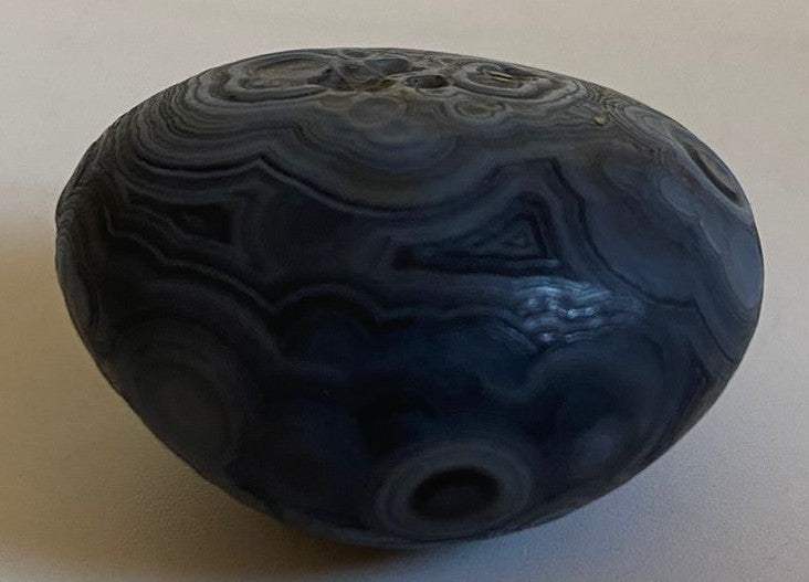 Specimen rotund Agat Gobi natur, 3.4 cm, piatră semiprețioasă