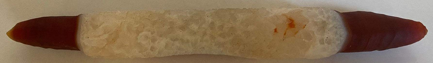 Specimen baghetă din Agat Gobi pentru colecție minerală naturală