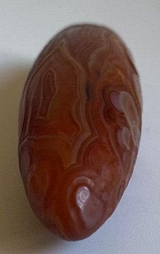 Specimen natural de Agat Gobi de 4.9 cm cu textură detaliată și culori naturale
