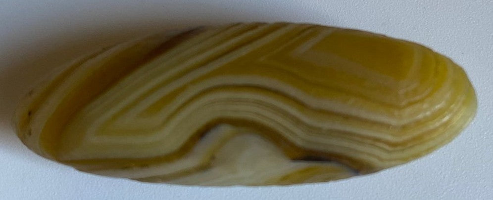 Specimen din piatra semipretioasa de agat gobi pe fundal alb
