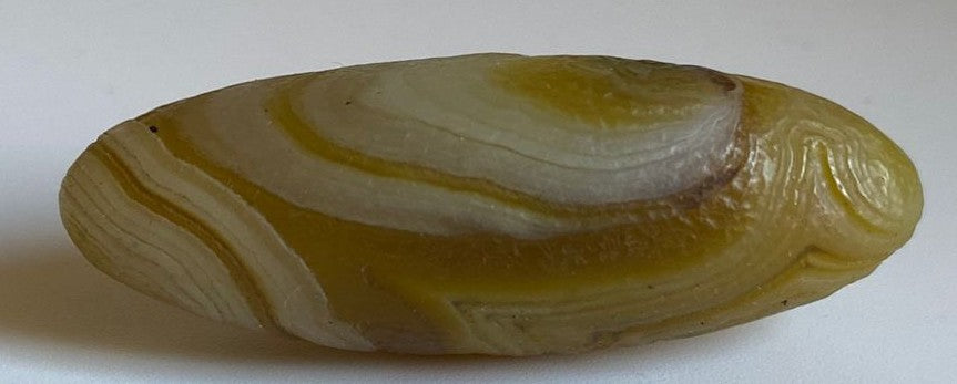 Specimen de 4.5cm din cristal de agat gobi pe fundal alb