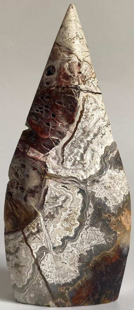 Agat Mexican - Sculptura 12.3cm - Decoratiune Piatra Semipretioasa