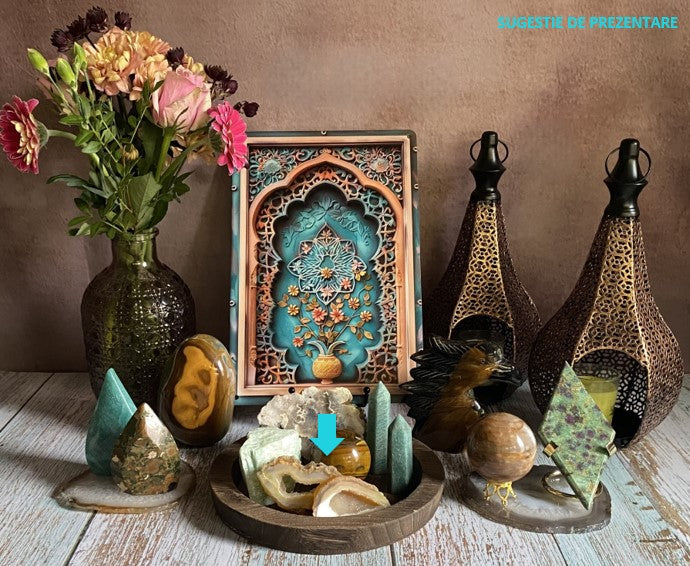 Agat Natural - Set felii geoda