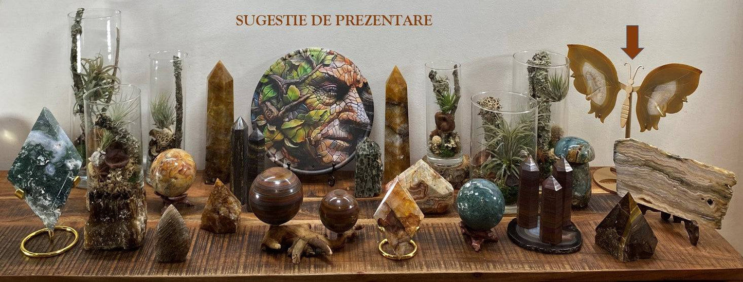 Agat Natural - Fluture Geoda