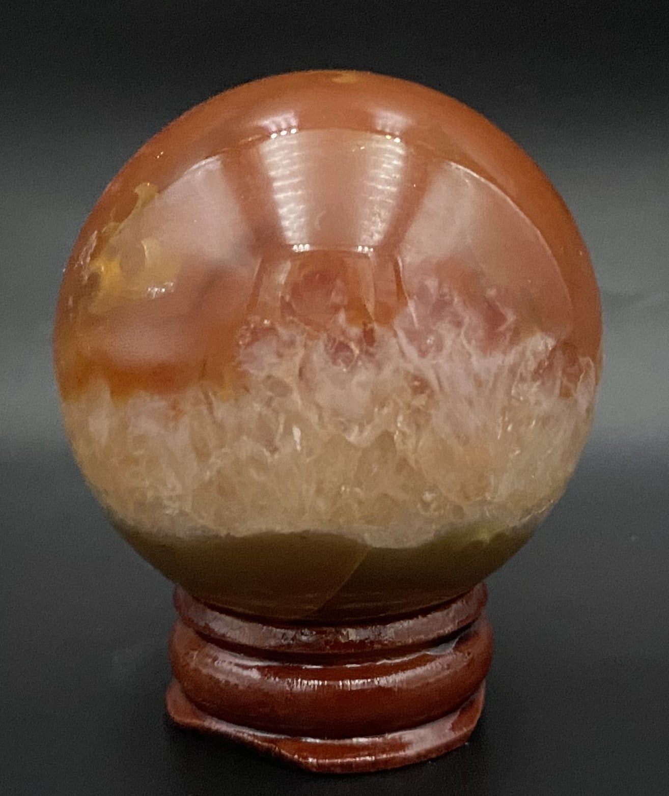 Agat Rosu - Sfera piatra semipretioasa