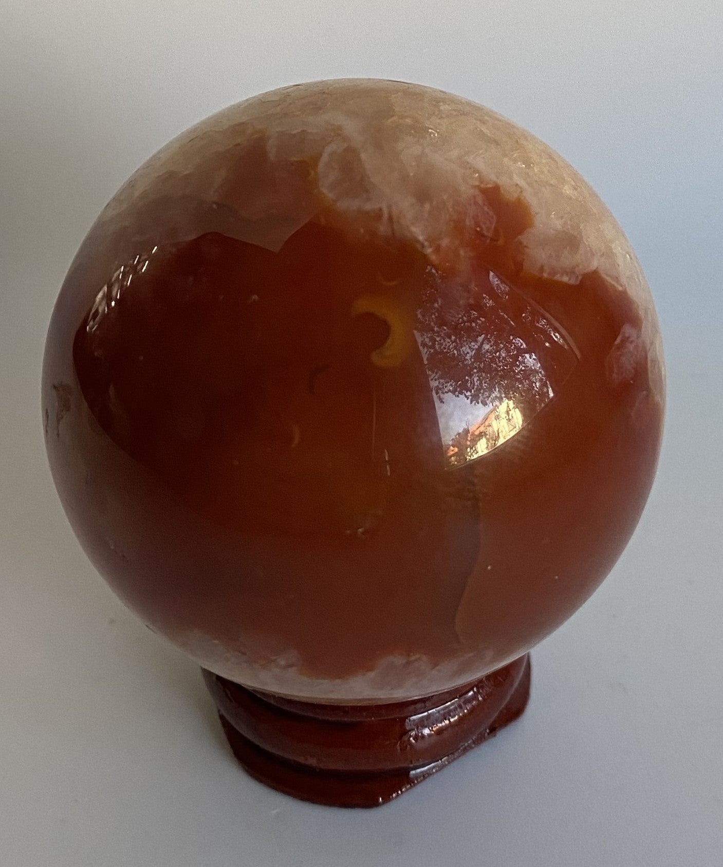 Agat Rosu - Sfera piatra semipretioasa