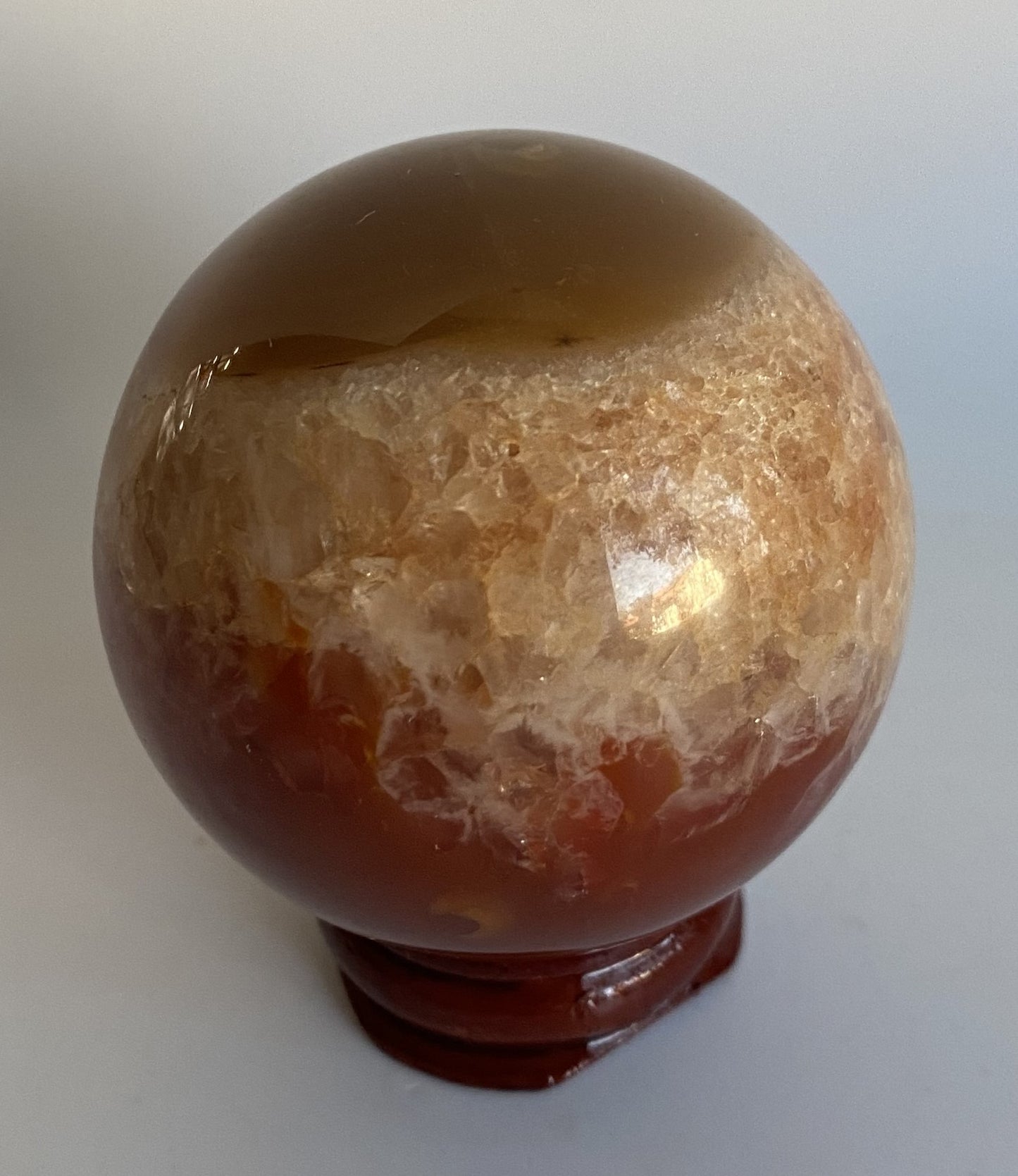 Agat Rosu - Sfera piatra semipretioasa
