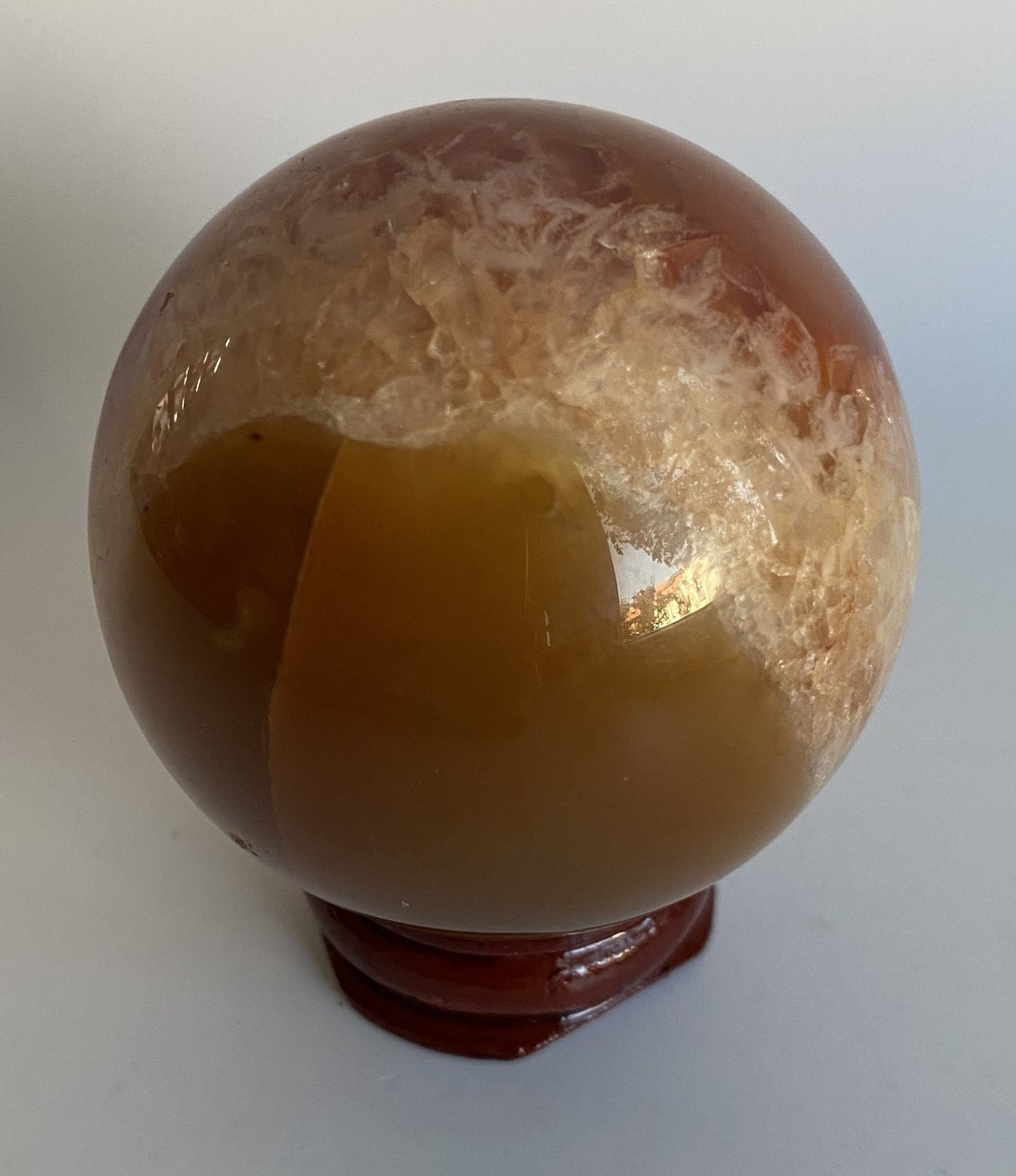 Agat Rosu - Sfera piatra semipretioasa