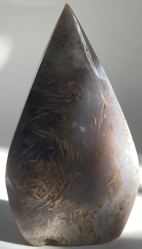 Agat Rutilat - Sculptura 8.6cm - Pietre Semipretioase Naturale