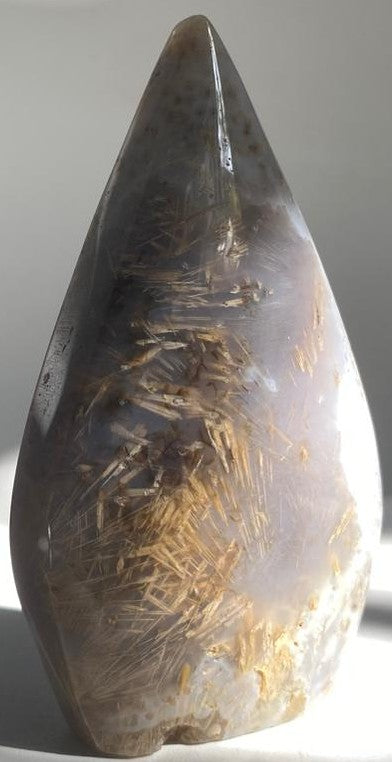 Agat Rutilat - Sculptura 8.6cm - Pietre Semipretioase Naturale
