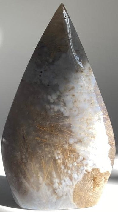 Agat Rutilat - Sculptura 8.6cm - Pietre Semipretioase Naturale