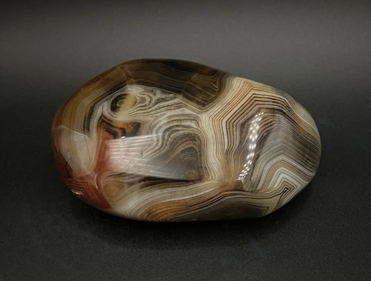 Agat Sardonyx - Piatra Polisata 8.8cm - Pietre Semipretioase Naturale
