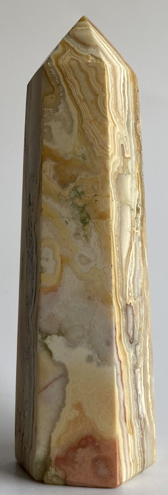 Agat Thousand Layers - Obelisc 9.2cm - Pietre Semipretioase Naturale