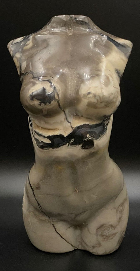 Sculptura nud artizanală din Agat Vulcanic piatră semiprețioasă naturală