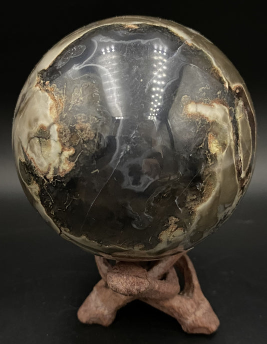 Agat Vulcanic - Sfera piatra semipretioasa