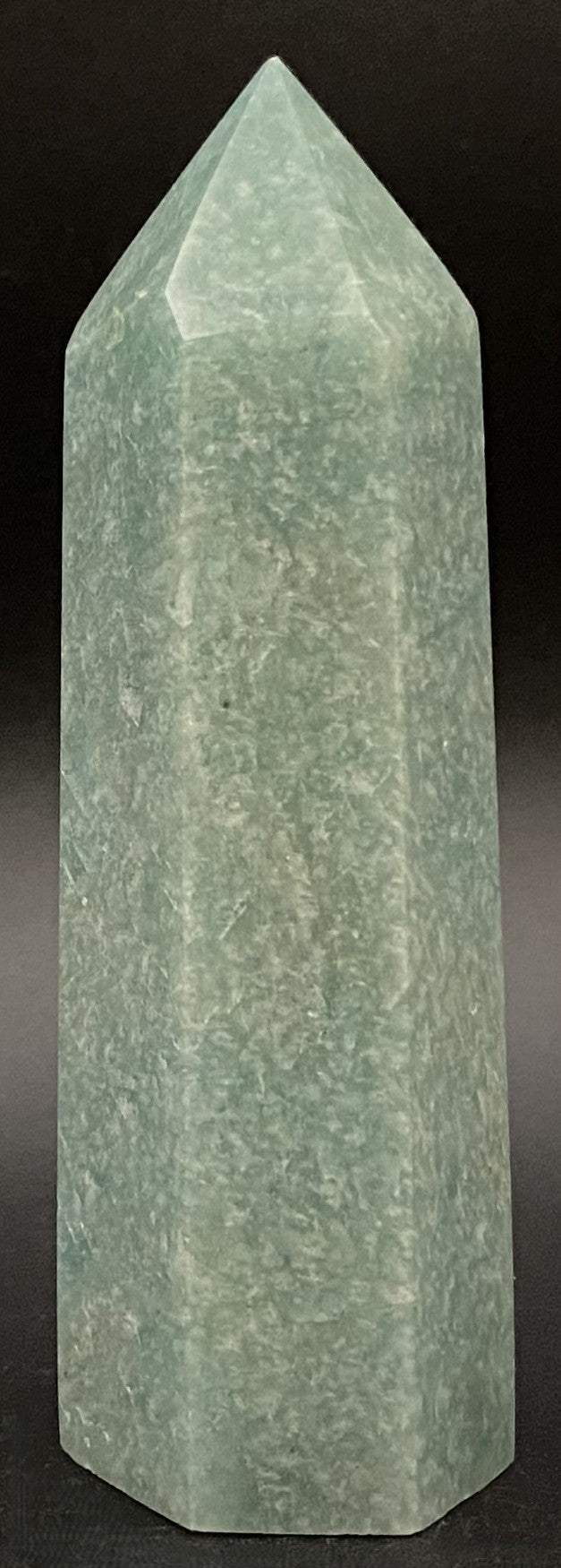 Obelisc din amazonit natural 8.2 cm piatră semiprețioasă
