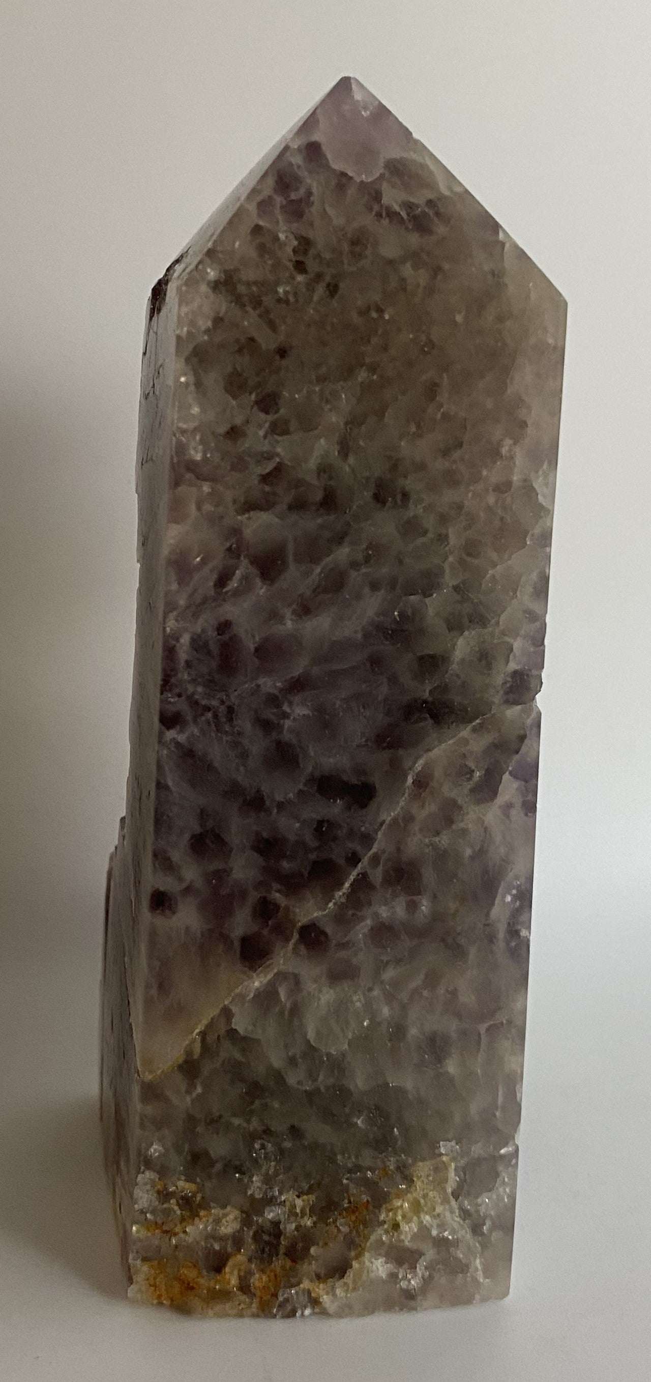 obelisc din geoda ametist piatra semipretioasa naturala