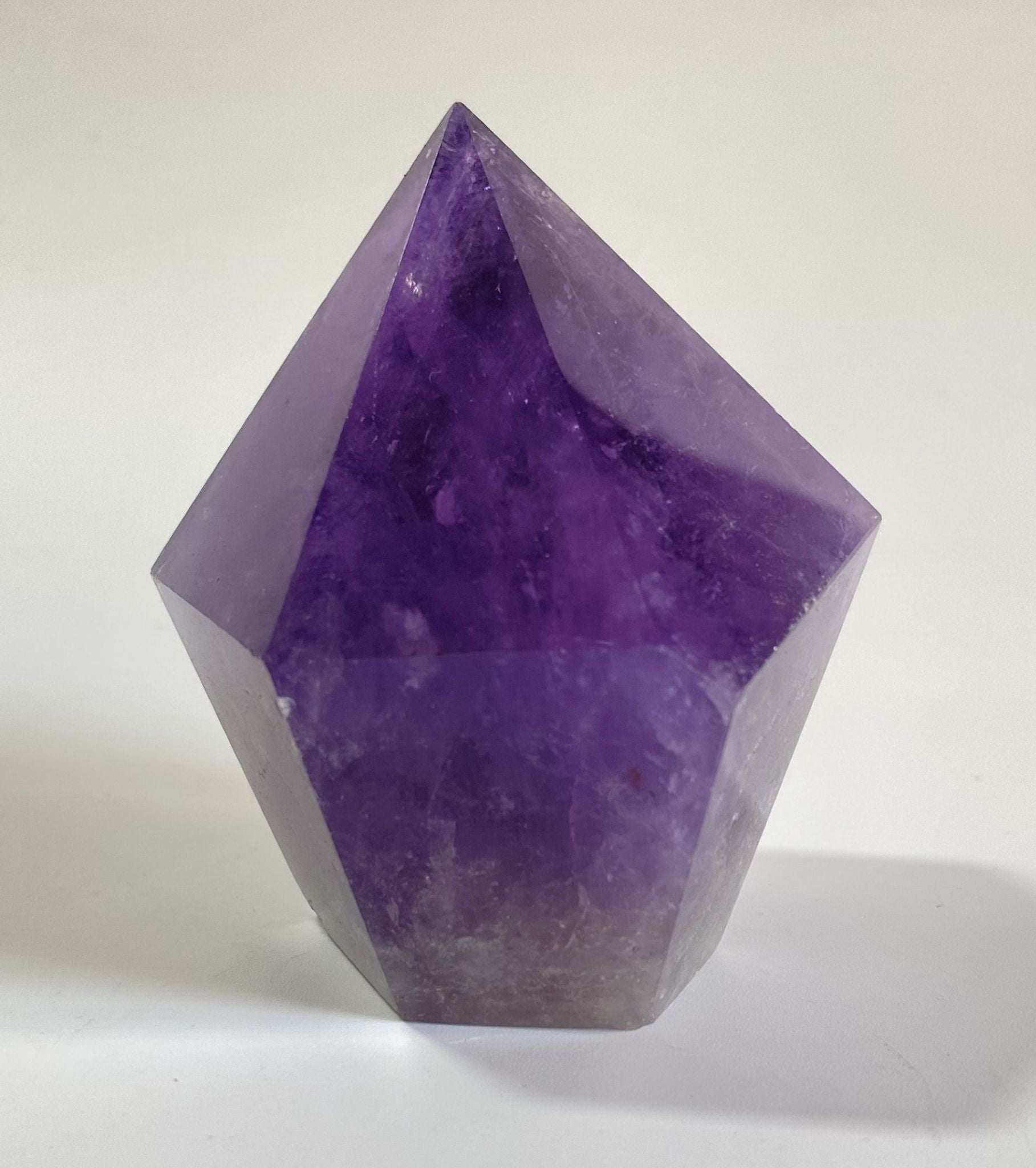 Obelisc din Ametist natural de 6.4cm, piatră semiprețioasă violetă