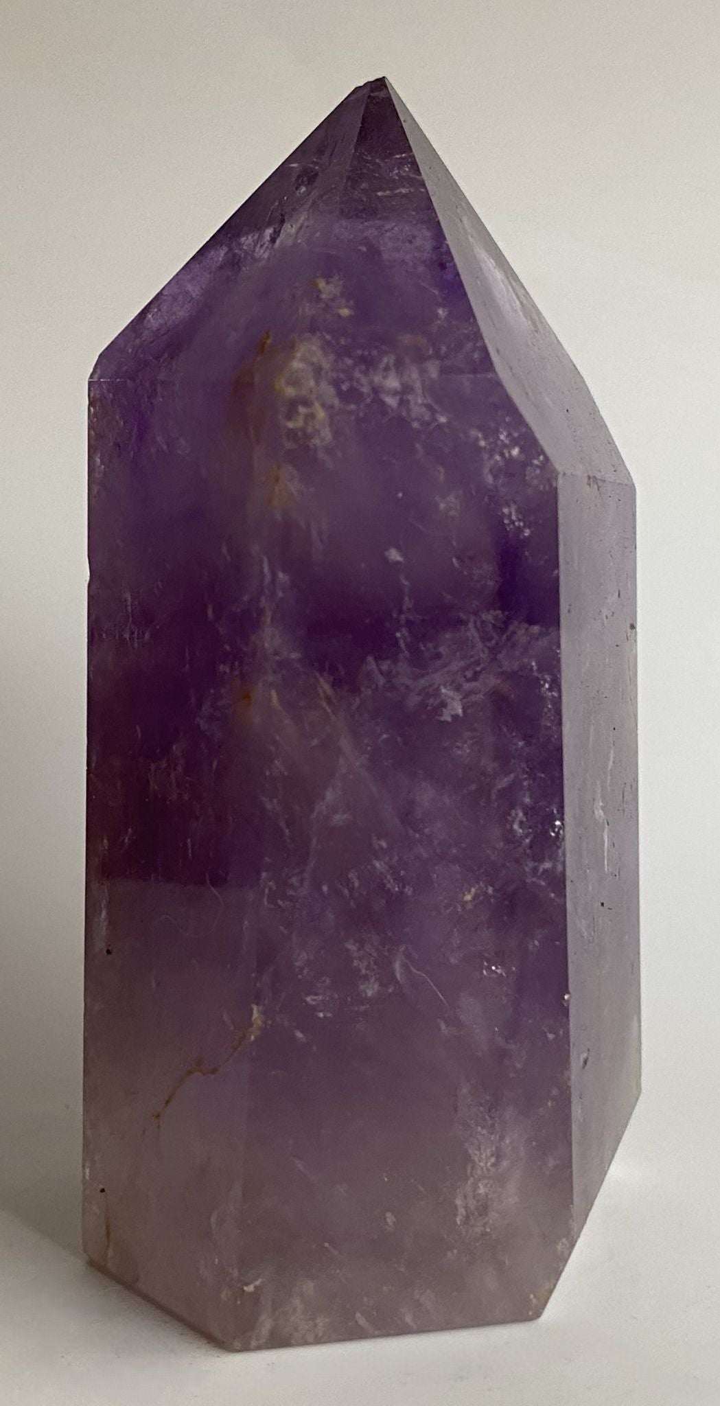 Obelisc din Ametist de 9.9 cm pentru decoratiune din piatra semipretioasa