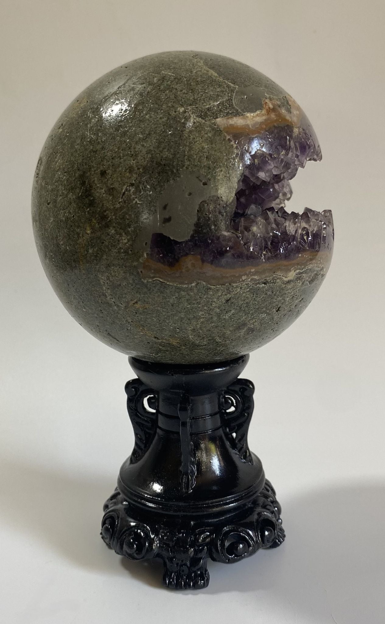 Ametist - Sfera Geoda 9.1cm - Pietre Semipretioase Naturale