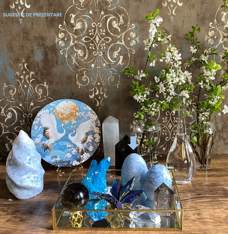 Calcit Albastru - Sculptura piatra semipretioasa