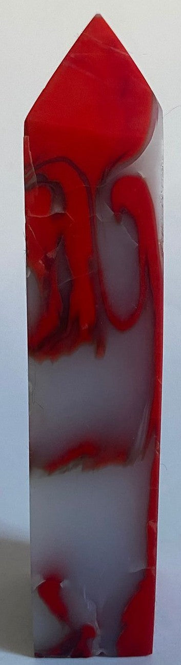 Piatra Chicken Blood - Obelisc 9.9cm - Pietre Semipretioase Naturale