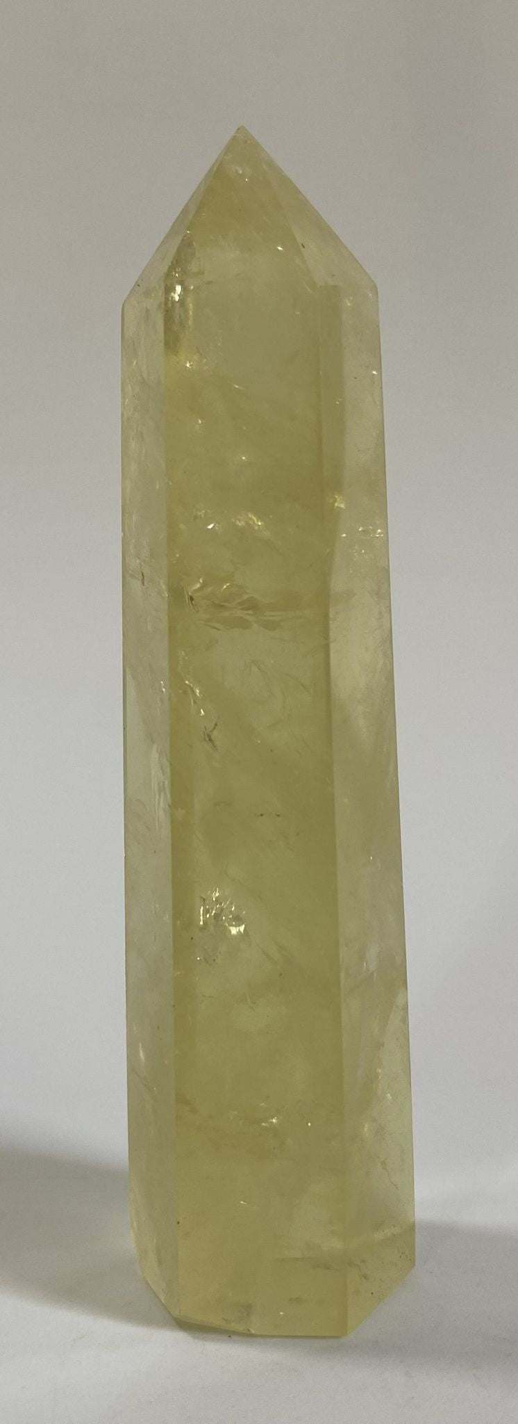 Obelisc din Citrin 8.9cm decoratiune piatra semipretioasa