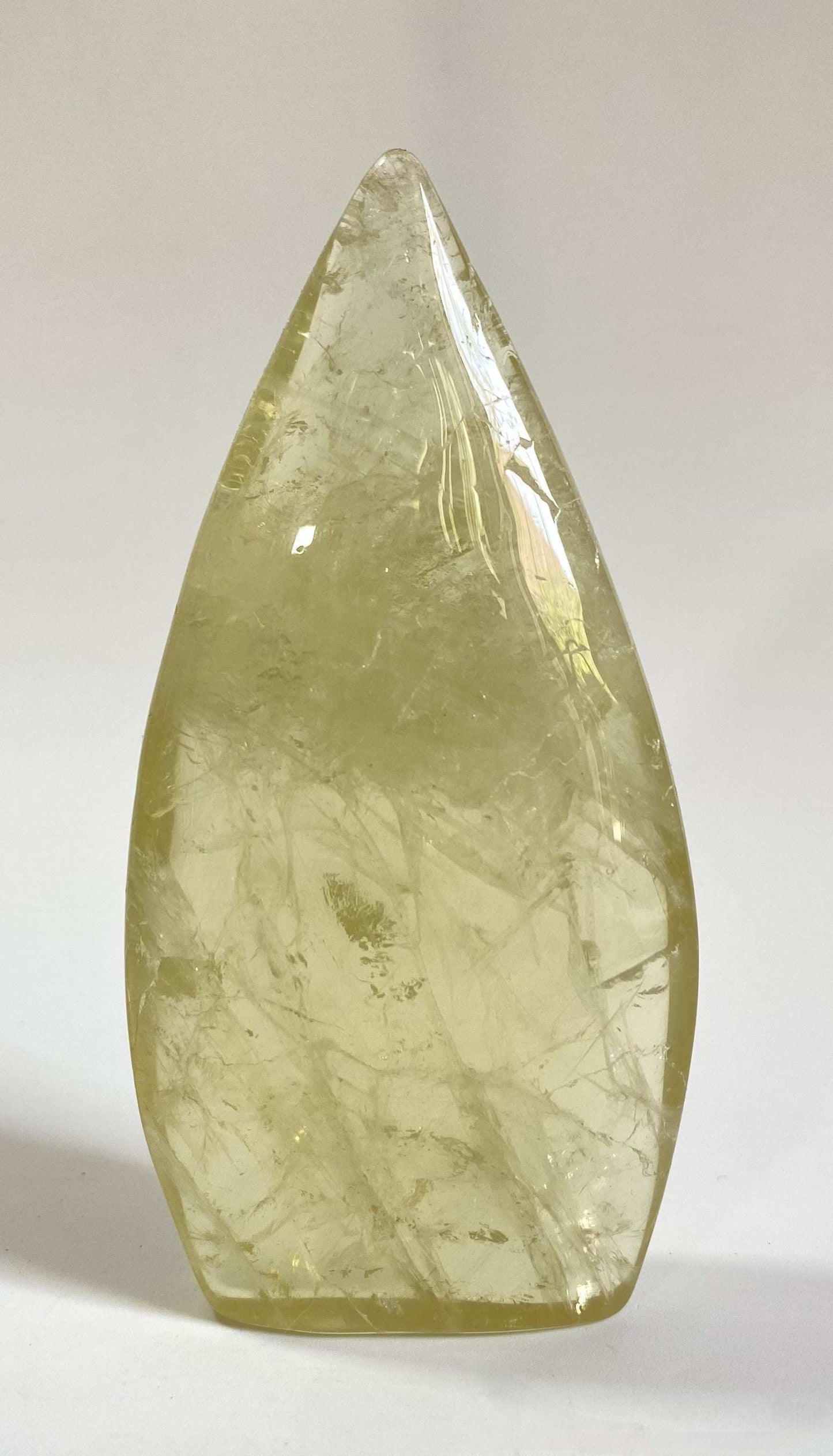 Sculptura din citrin 11.3 cm piatra semipretioasa decorativa