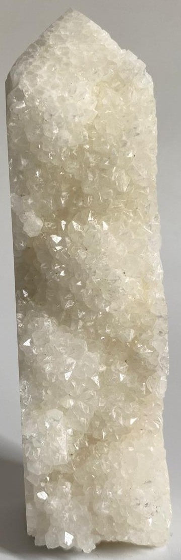 Obelisc brut din Cuart Alb de 13.6 cm, piatră semiprețioasă naturală